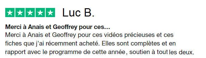 Fiches de Révisions AS BLOC 2 Modules 3, 4 & 5