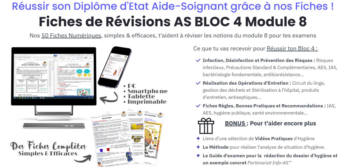 Fiches AS Module 8 aide-soignant