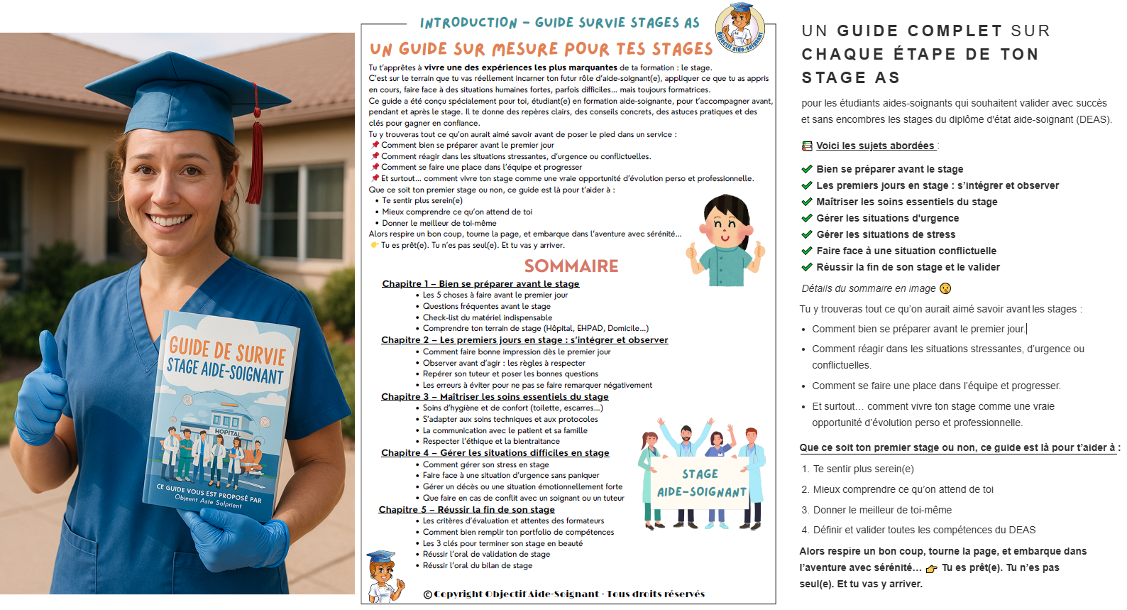Présentation Guide de Survie Stage aide-soignant - Copie