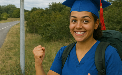 Infographie d'un candidat au concours aide-soignant qui souhaite postuler dans un IFAS d'île de France à Paris