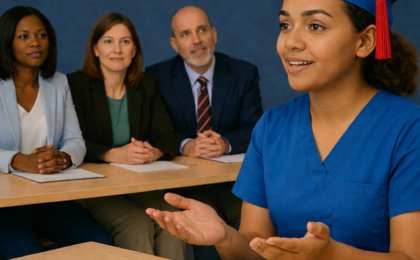 Présentation du candidat en 2 minutes lors du concours aide-soignant face au jury IFAS